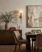 Beatty Alabaster Wall Sconce — product view 3