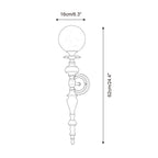 Beatty Alabaster Wall Sconce — product view 5