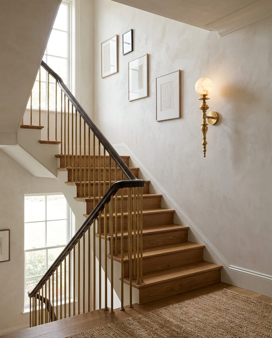 Beatty Alabaster Wall Sconce — product view 7