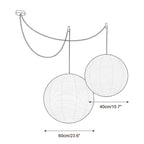 Round Washi Paper Pendant Light — product view 13