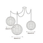 Round Washi Paper Pendant Light — product view 14