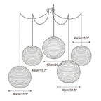 Round Washi Paper Pendant Light — product view 15