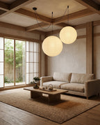 Round Washi Paper Pendant Light — product view 20