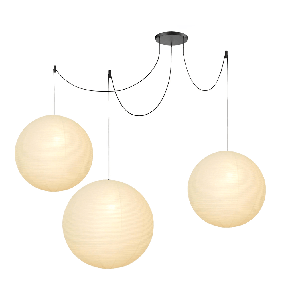 Round Washi Paper Pendant Light — product view 26