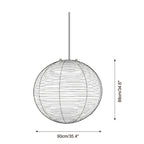 Washi Paper A Series Pendant Light — product view 10