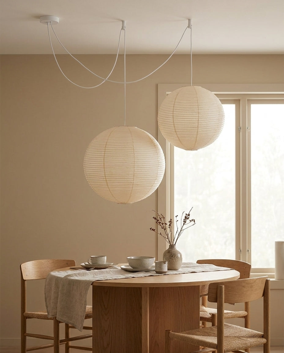 Washi Paper A Series Pendant Light — product view 17