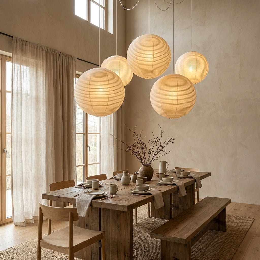 Washi Paper A Series Pendant Light — product view 19