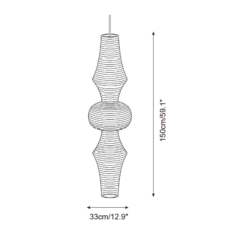Washi Paper E Series Pendant Light — product view 5