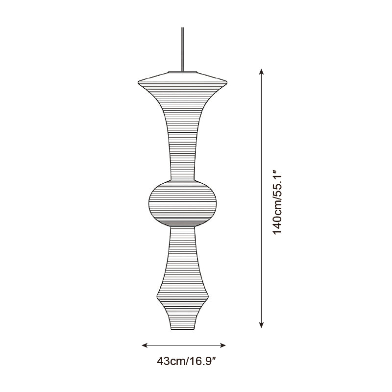 Washi Paper E Series Pendant Light — product view 6
