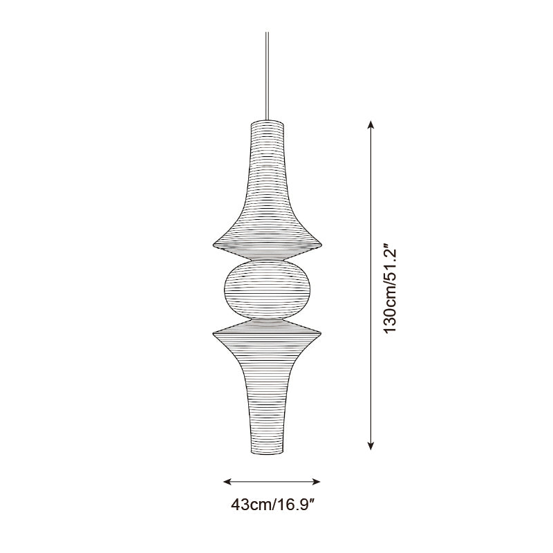 Washi Paper E Series Pendant Light — product view 7