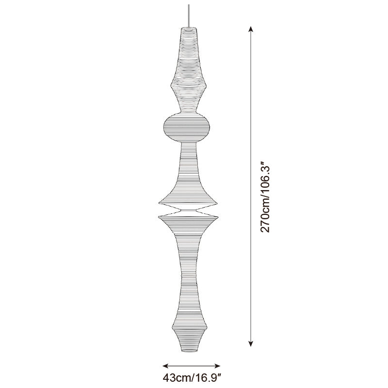 Washi Paper E Series Pendant Light — product view 8