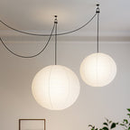 Japanese Paper Swag Pendant Light — product view 21