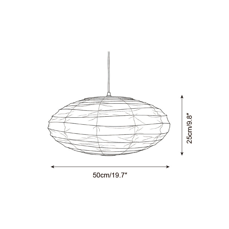 Washi Paper EN Series Pendant Light — product view 5