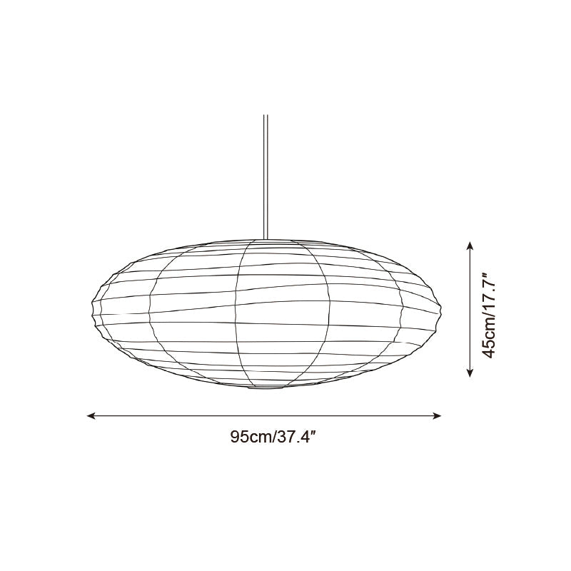 Washi Paper EN Series Pendant Light — product view 7