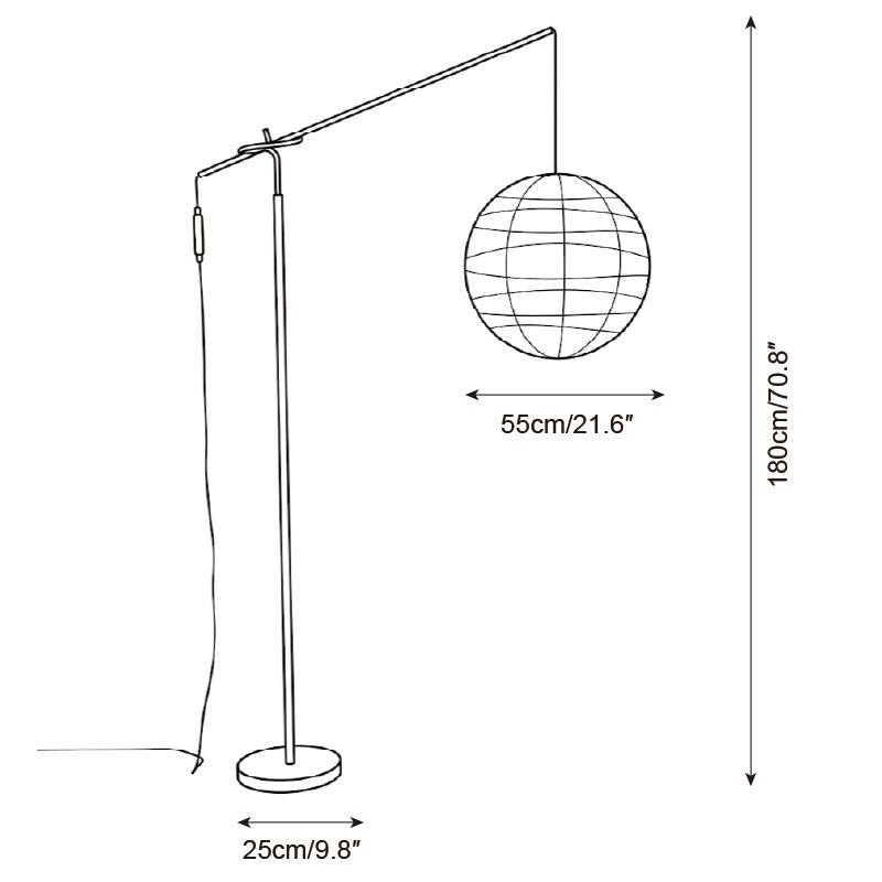 Kanso Paper Floor Light — product view 7