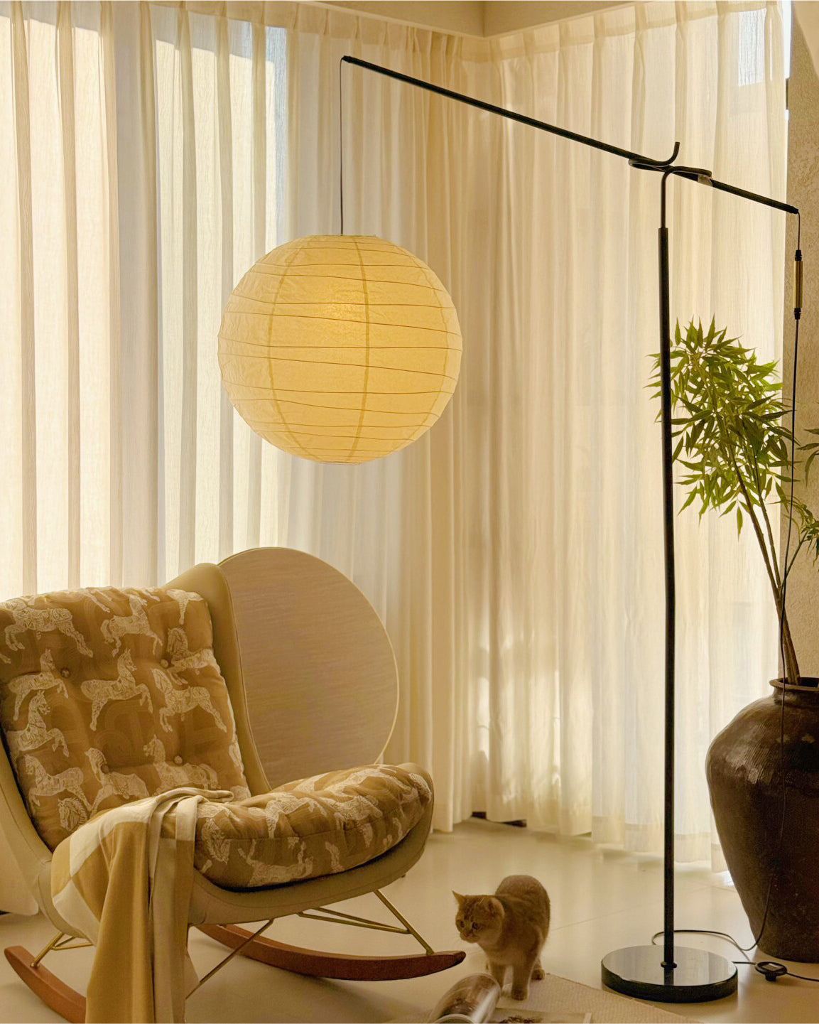 Kanso Paper Floor Light — product view 11