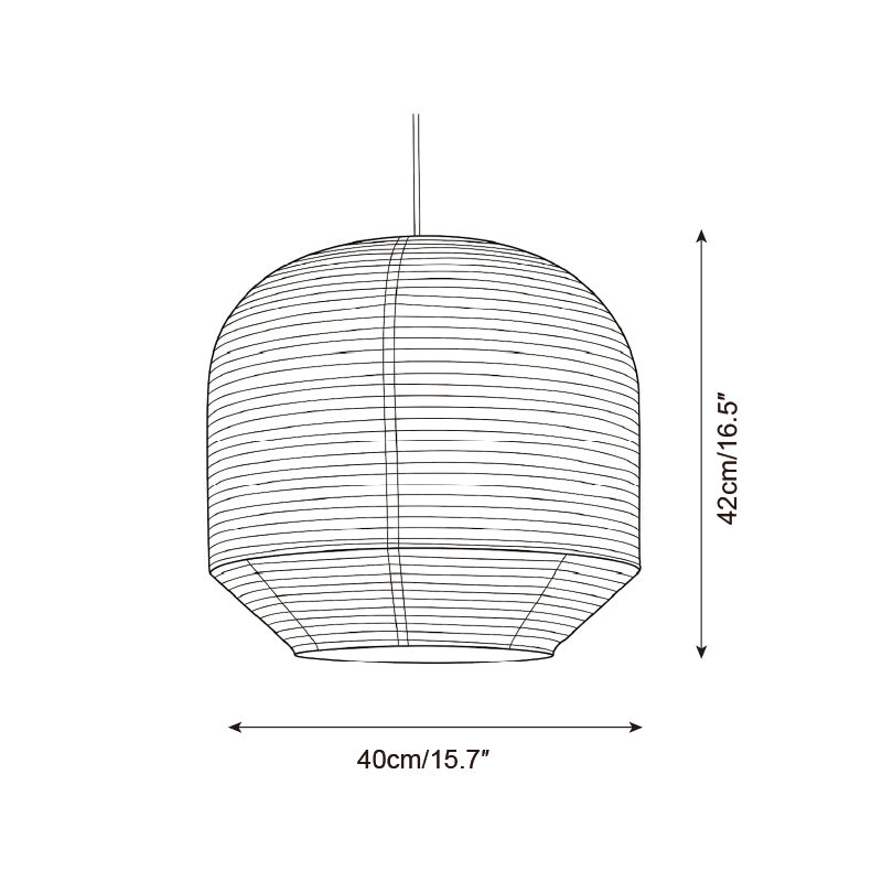 Kiyome Paper Pendant Light — product view 5
