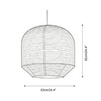 Kiyome Paper Pendant Light — product view 6