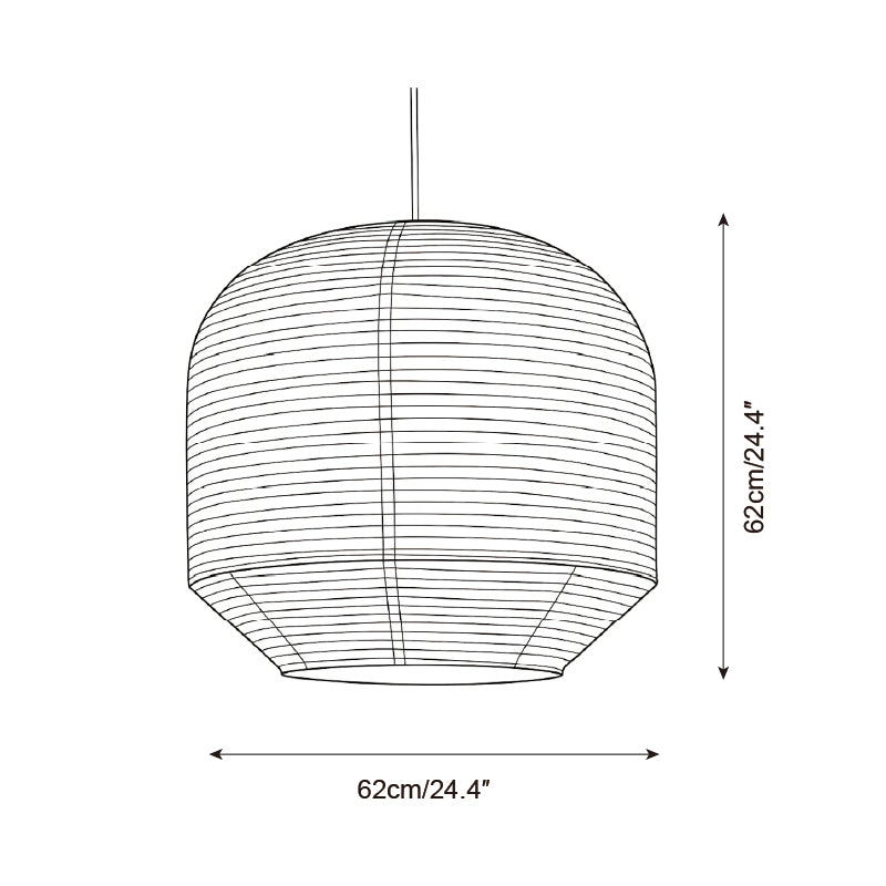 Kiyome Paper Pendant Light — product view 6