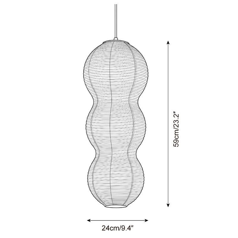 Hisui Paper Pendant Light — product view 5