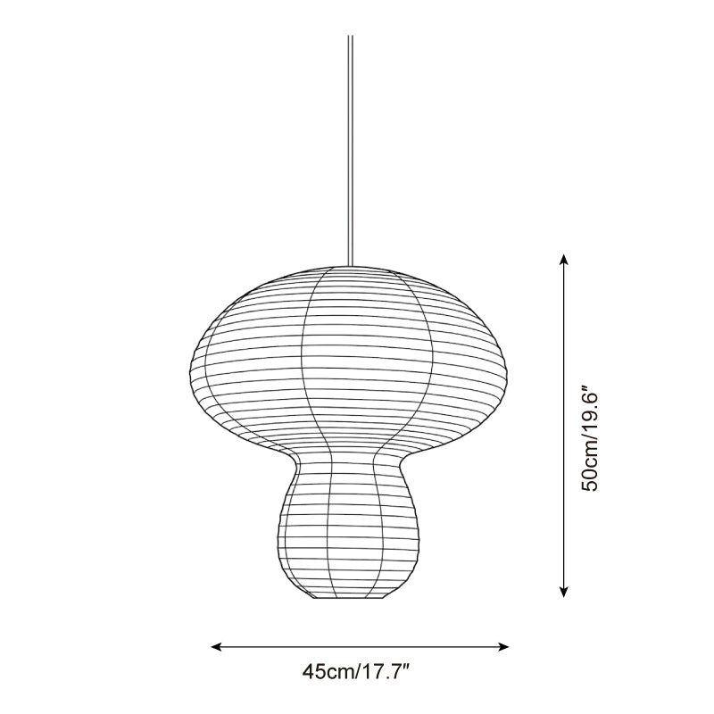 Kogane Paper Pendant Light — product view 5