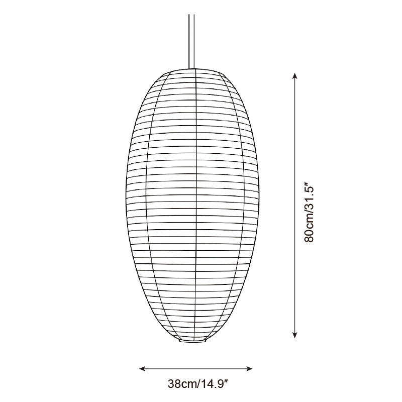 Tomoe Paper Pendant Light — product view 6