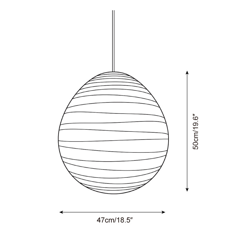 Hikari Paper Pendant Light — product view 5