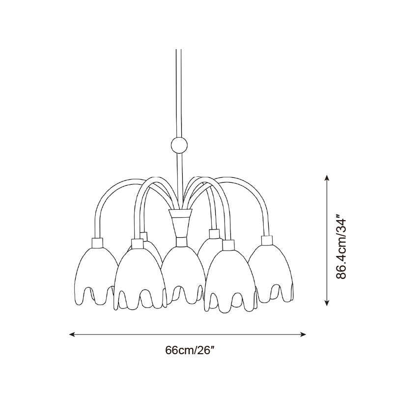 Tulivane Chandelier — product view 5