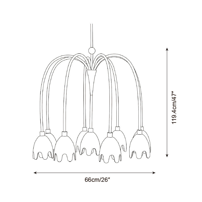 Tulivane Chandelier — product view 6