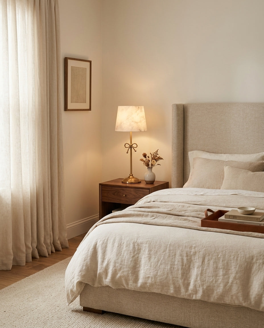 Valerine Alabaster Table Light — product view 3
