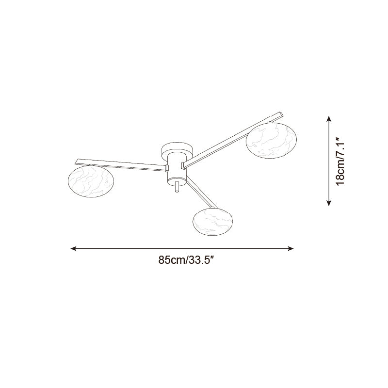 Caelvane Flush Mount Ceiling Light — product view 5