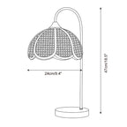 Rvelora Rattan Table Light — product view 5