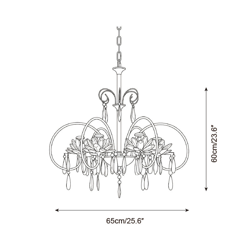 Virelline Chandelier — product view 5