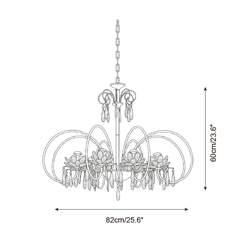 Virelline Chandelier — product view 6