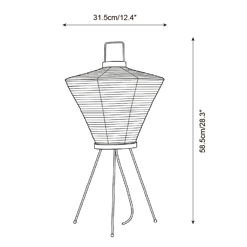 Mireto Paper Table Light — product view 5