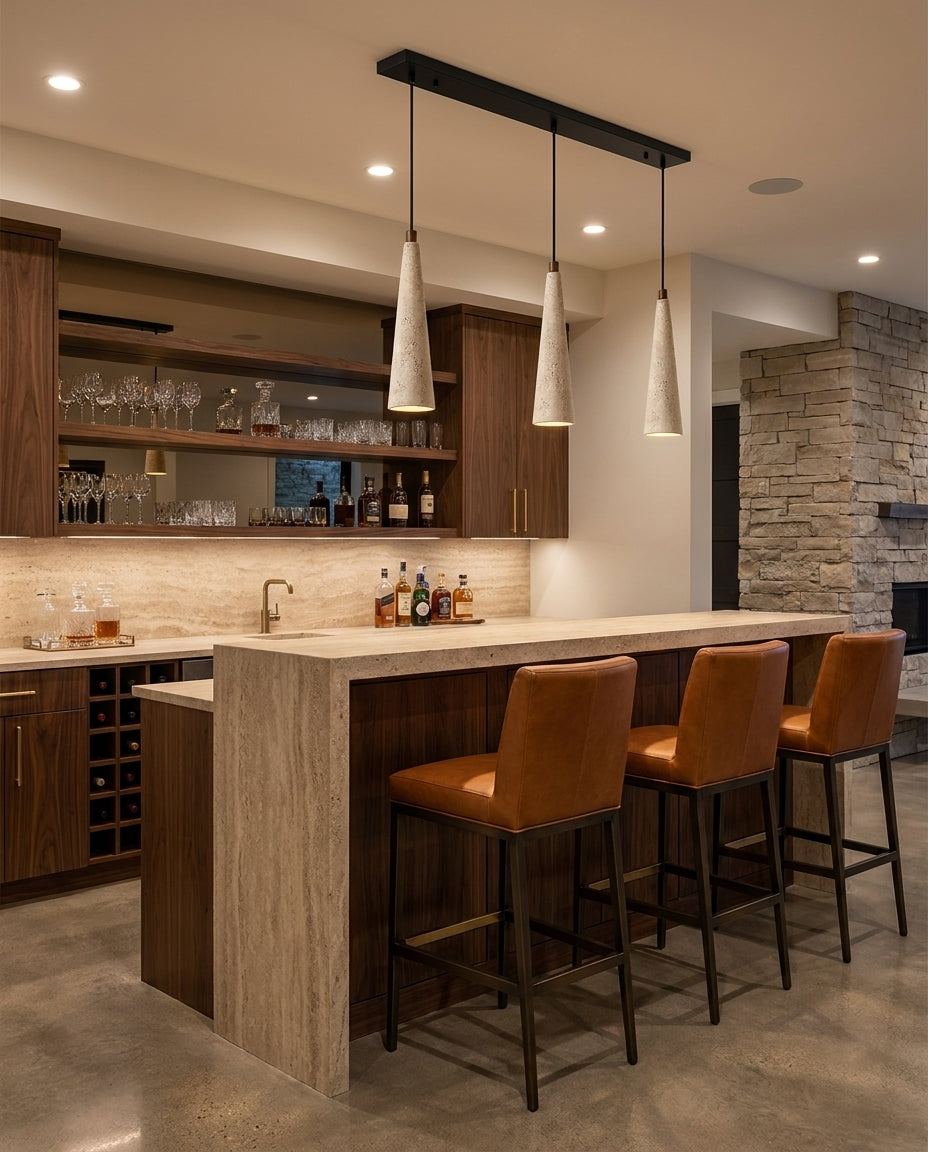 Calderon Travertine Pendant Light — product view 11