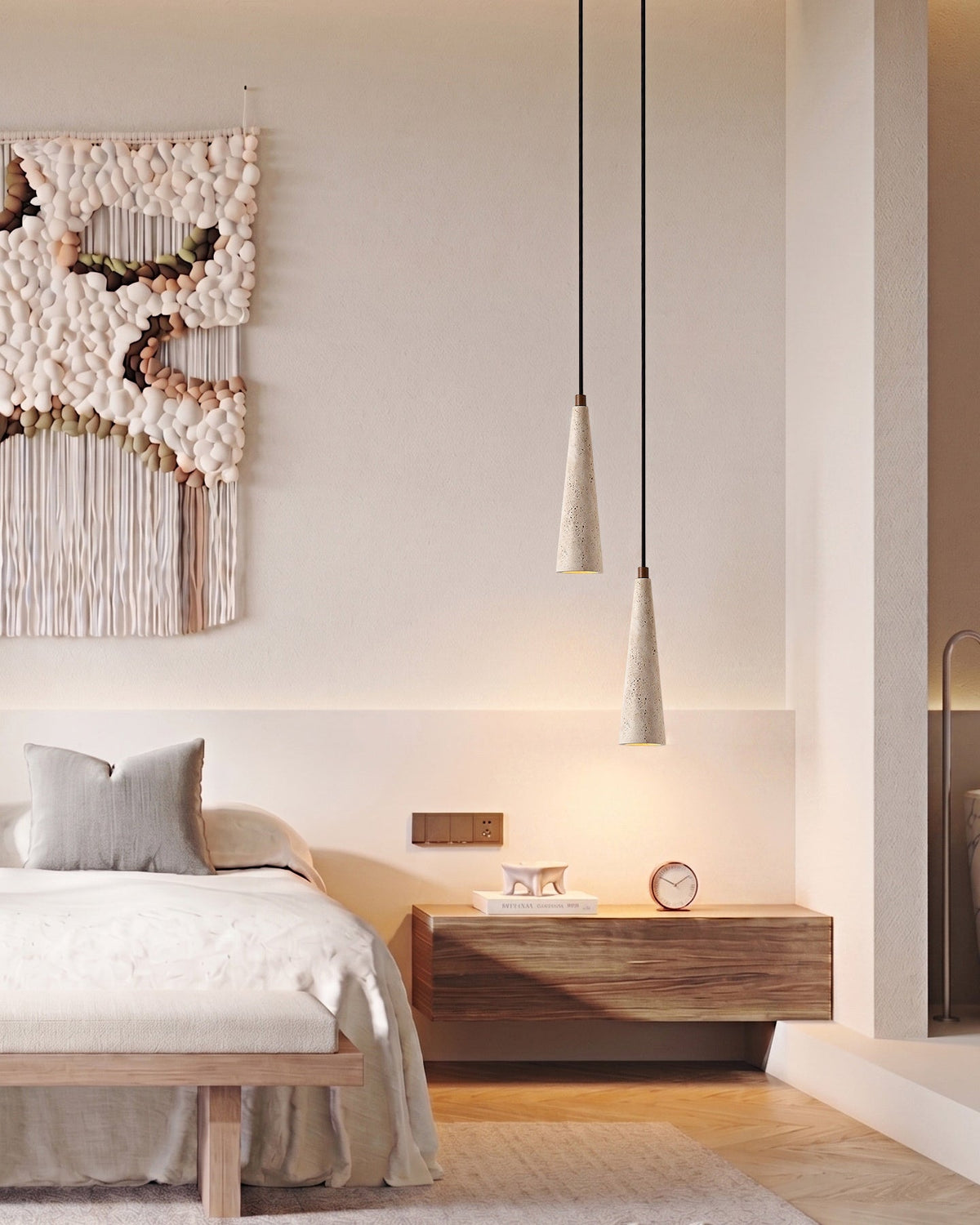 Calderon Travertine Pendant Light — product view 12