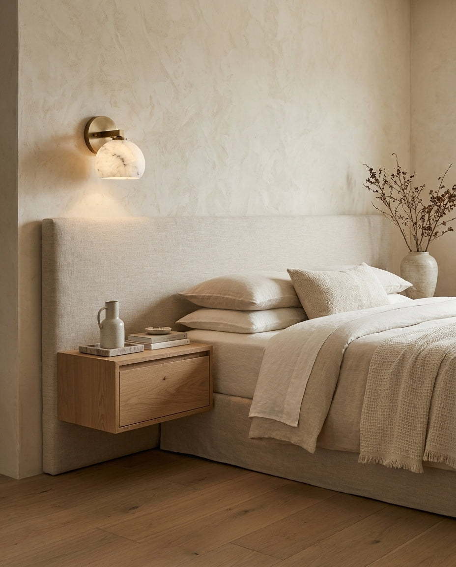 Celadyn Alabaster Wall Sconce — product view 3