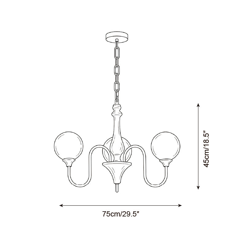 Tavienne Chandelier — product view 5