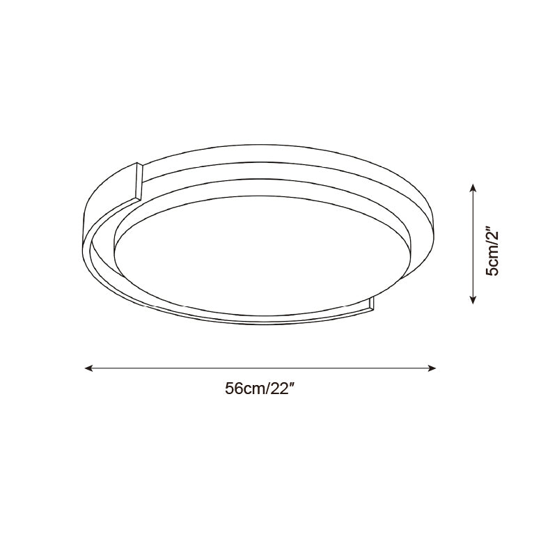 Merovin Flush Mount Ceiling Light — product view 7