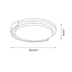 Merovin Flush Mount Ceiling Light — product view 7
