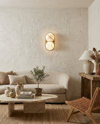 Twinwave Alabaster Wall Sconce — product view 3