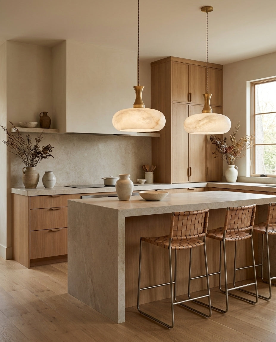 Mayon Alabaster Pendant Lamp — product view 3