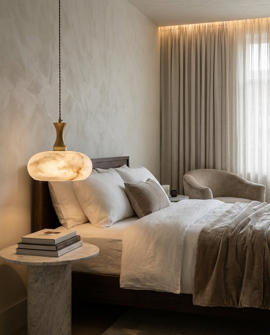 Mayon Alabaster Pendant Lamp — product view 7
