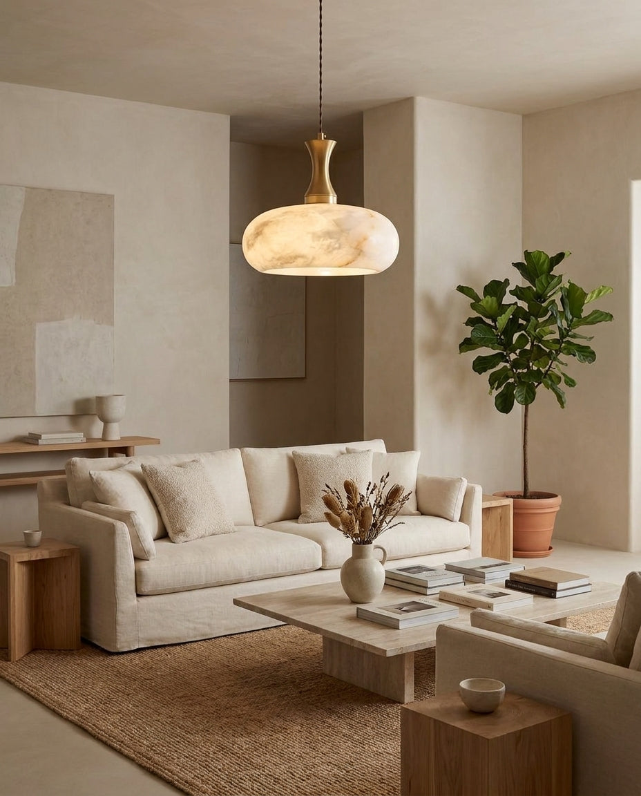 Mayon Alabaster Pendant Lamp — product view 8