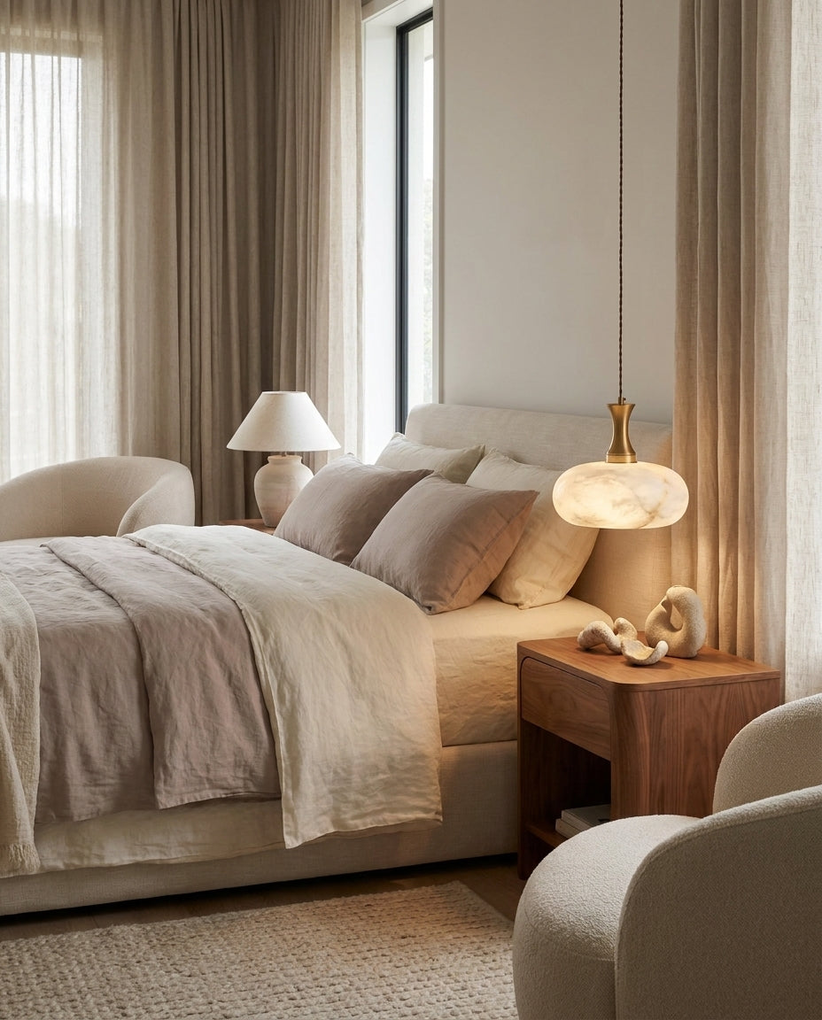 Mayon Alabaster Pendant Lamp — product view 9