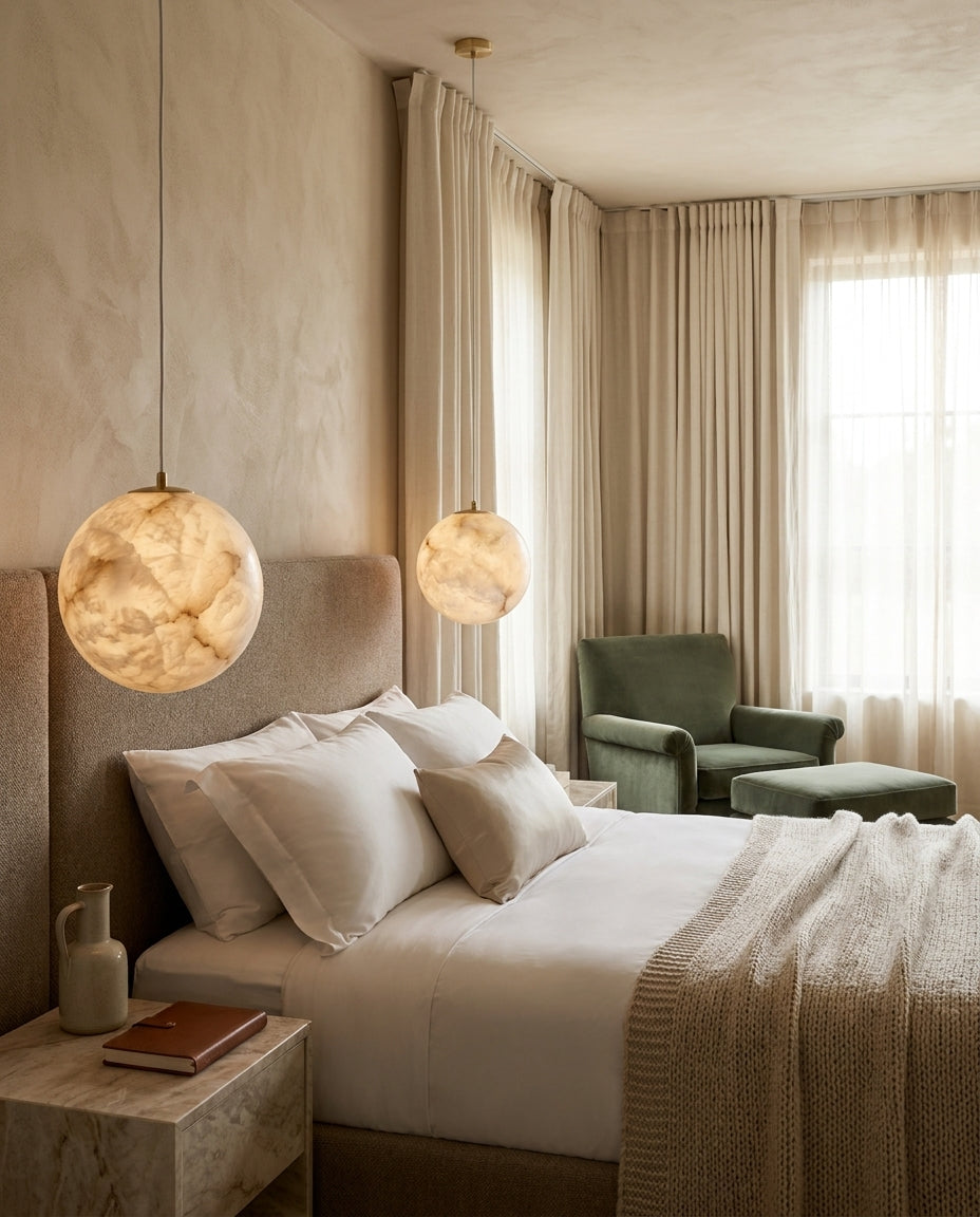 Solstice Alabaster Pendant Lamp — product view 3