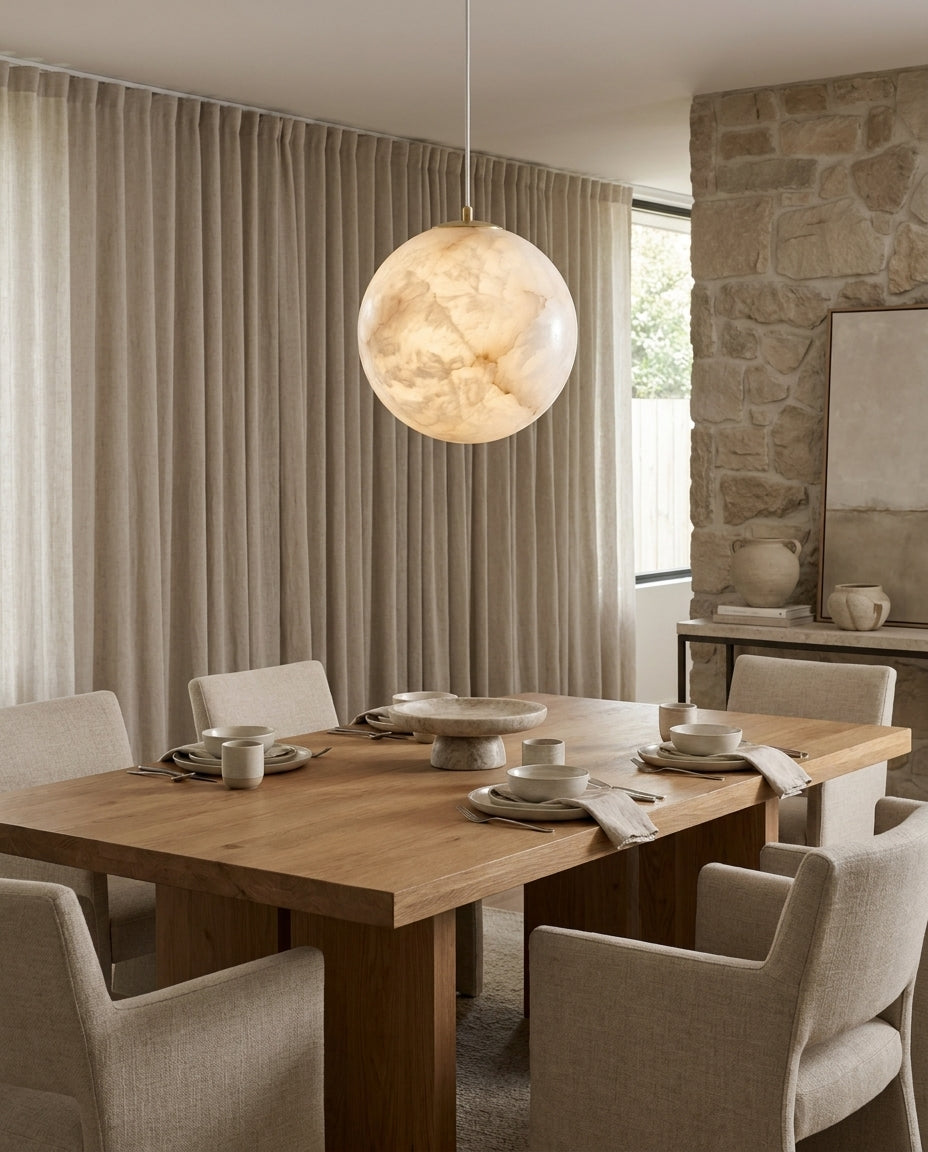 Solstice Alabaster Pendant Lamp — product view 4