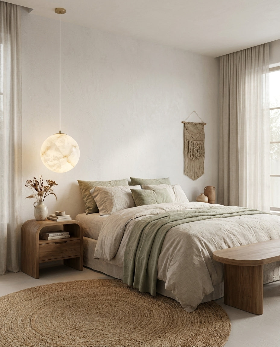 Solstice Alabaster Pendant Lamp — product view 5