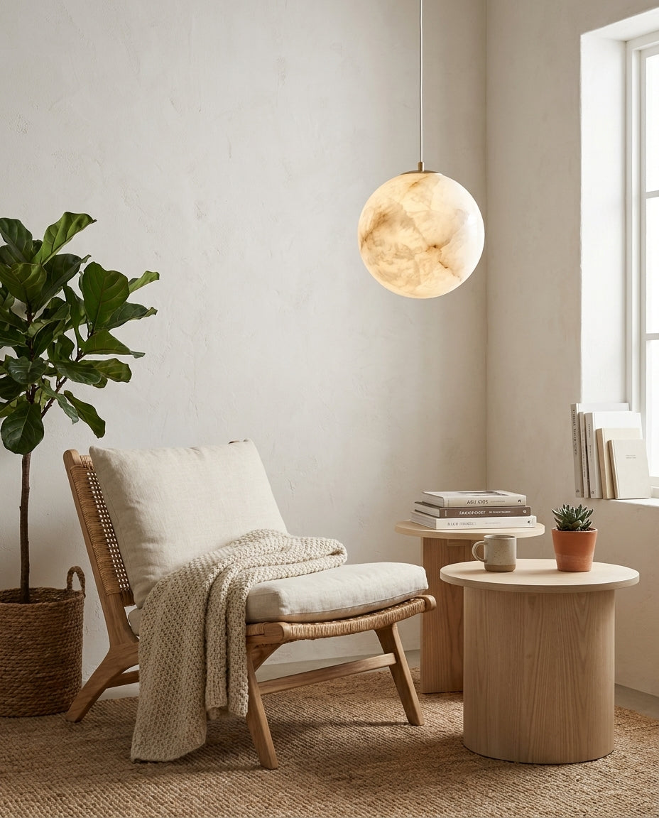 Solstice Alabaster Pendant Lamp — product view 6